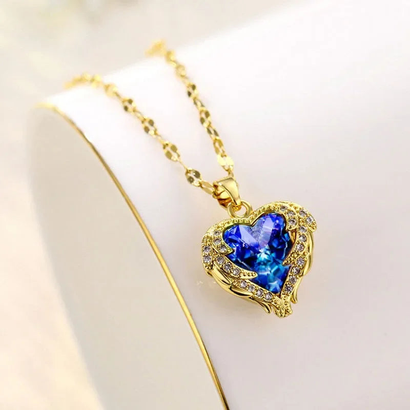 Luxury Colorful Crystal Heart