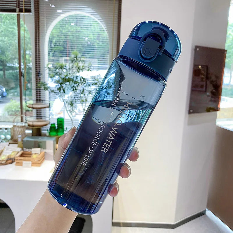 780ml Transparent Water Bottle Sports Travel