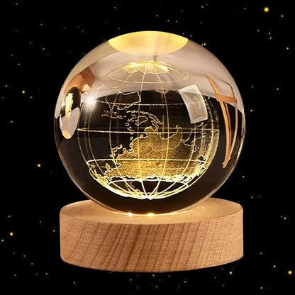 3D Crystal Ball Planet Earth Birthday Gifts