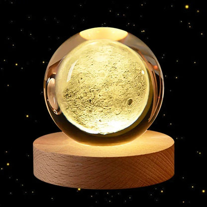 3D Crystal Ball Planet Earth Birthday Gifts