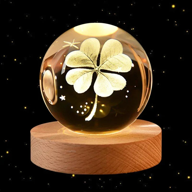 3D Crystal Ball Planet Earth Birthday Gifts