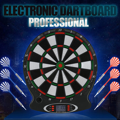 Professional Electronic Hanging Dartboard Scoring Indicator 6pcs Darts