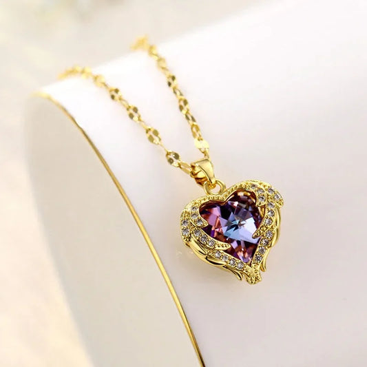 Luxury Colorful Crystal Heart