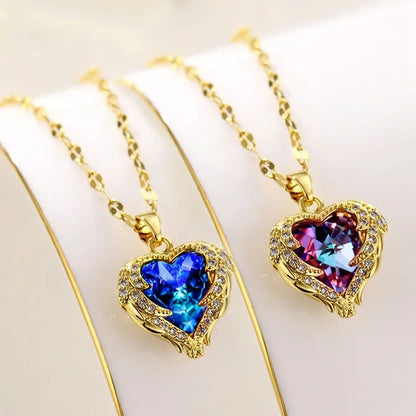 Luxury Colorful Crystal Heart