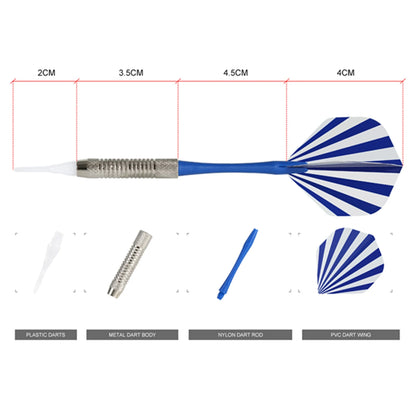 Professional Electronic Hanging Dartboard Scoring Indicator 6pcs Darts