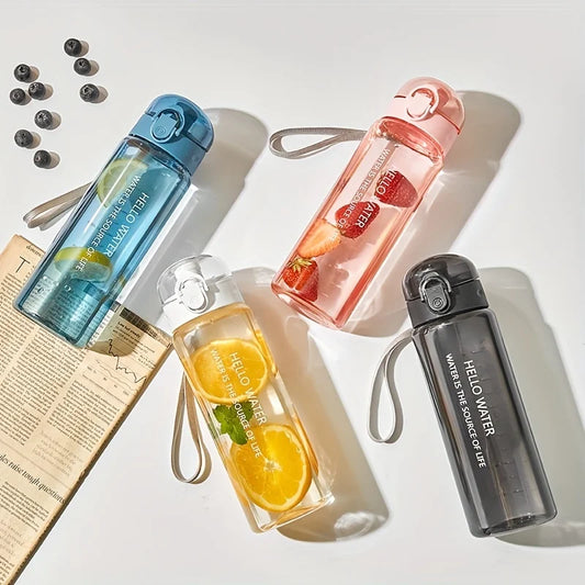 780ml Transparent Water Bottle Sports Travel